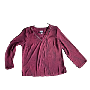 Liz Claiborne Size Medium Beaded Blouse